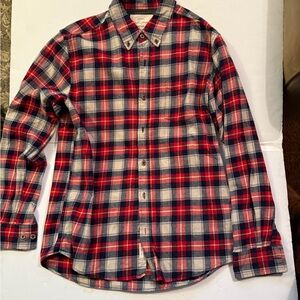 Weatherproof Red and Blue Plaid Casual Shirt